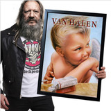 Poster Quadro Com Moldura Van Halen 11 A2 60x42cm