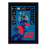 Poster Quadro Daft Punk Música Eletrônica Funk Dance Disco