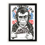 Pôster Quadro Decorativo Arctic Monkeys Rock A3 30x42cm
