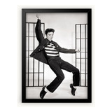 Pôster Quadro Decorativo Elvis Presley Rock A3 30x42cm