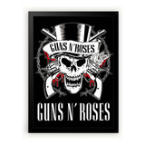 Pôster Quadro Decorativo Guns N  Roses Banda De Rock 30x42cm