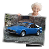 Poster Quadro Sem Moldura Alfa Romeo Jr 1972 A1 84x60cm