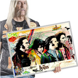 Poster Quadro Sem Moldura Beatles Tamanho A2 60x42cm