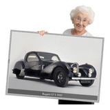 Poster Quadro Sem Moldura Bugatti 57