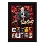 Poster Quadro Tarantino Cinema Pulp Fiction Filmes Moldura