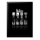 Pôster Quadro The Beatles Moldura Com