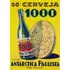 Pôster Retrô - Cerveja Antarctica 1000 Reis  - 33 Cm X 48 Cm