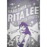 Pôster Retrô - Rita Lee Show Babilonia- Decora 33 Cm X 48 Cm
