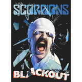 Pôster Retrô - Scorpions - Blackout - Decora - 33 Cm X 48 Cm