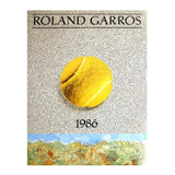 Poster Retrô 1986 Roland Garros Art Decor 33 Cm X 48 Cm