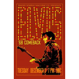 Poster Retrô Elvis Presley '68 Comeback- Decor 33 Cm X 48 Cm