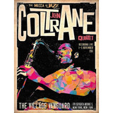 Poster Retrô John Coltrane 1961 Jazz Concert - 33 Cm X 48 Cm