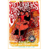 Poster Retrô Red Hot 2012 Concert Art Decor 33 Cm X 48 Cm