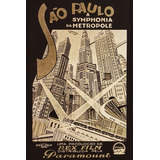 Poster Retro Sao Paulo