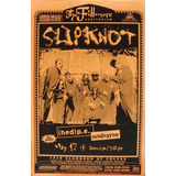 Poster Retrô Slipknot 2000 Concert Decor 33 Cm X 48 Cm