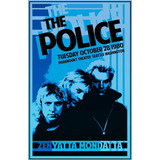 Poster Retrô The Police 1980 Tour
