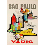 Pôster Retrô Varig