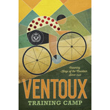 Poster Retrô Ventoux Bike Training Decor 33 Cm X 48 Cm