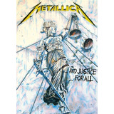 Poster Rock And Justice For All Banda Metallica Hd 45cmx65cm