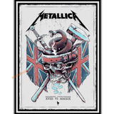 Poster Rock Banda Metallica 60cmx80cm Cartaz Show Manchester