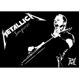 Poster Rock Metallica 30x42cm Cartaz James