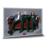 Pôster Rush Neil Peart Geddy Alex Lifeson Poster Placa A0 F