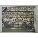 Poster Santos Fc Campeão Paulista 2006