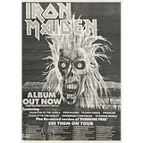 Poster Show 1980 Antigo Iron Maiden