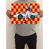 Pôster Speed Racer E Match 5 43x32 Cm