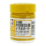 Pôster Tempera Professional Sakura Color 30ml Várias Cores Cor Amarelo Ocre