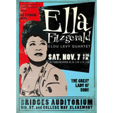 Poster Vintage - Ella Fitzgerald Show - Decor 33 Cm X 48 Cm