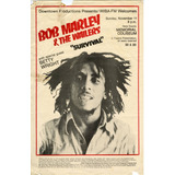 Poster Vintage 1975 Bob Marley Wailers