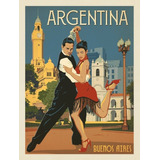 Poster Vintage Travel Buenos