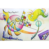 Poster Wassily Kandinsky 60x90cm Foto Decoração Obra Nº 5