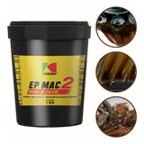 Pote 1kg Graxa De Calcio Ep Mac2 Chassis Grau Nlgi2