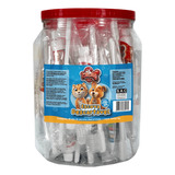 Pote 40 Kits Escova Descartável Creme Misto 5g Catdog