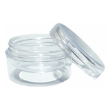 Pote Acrílico Cristal Incolor 4g Para Amostras Pacote 50 Und