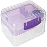 Pote Bento De Plástico Sistema To Go Collection Para Almoço E Armazenamento De Alimentos 1 6 Litros Vários Compartimentos As Cores Podem Variar 