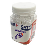 Pote Com 100 Peças Conector Plug Rj45 Vazado Cat5e Link 
