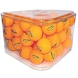 Pote Com 36 Bolinhas De Tênis De Mesa Ping Pong 40 Mm Laranja