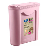 Pote Com Tampa Dispenser Portátil Ração De Pet Cão Gato Cor