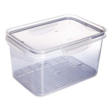 Pote De Plastico Retangular