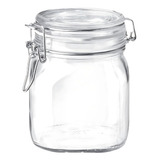 Pote De Vidro 1 Litro Para Armazenamento De Alimentos Rei Dos Térmicos Cor Transparente