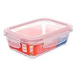 Pote De Vidro Hermético 640ml Retangular Invicta