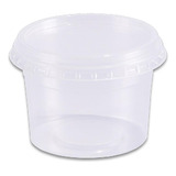 Pote Descartavel 145ml redondo C tampa Pct c 24