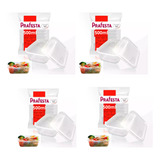 Pote Descartável 500ml Marmita 96unid Microondas Freezer Kit