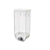 Pote Dispenser P Cereais 1000 Ml De Parede Transparente Kit C 2 Unids