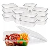 Pote Embalagem Marmita Descartavel Rentagular Plastico 400ml Comida Fitness 72 Unidades