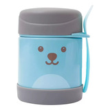 Pote Inox Infantil Térmico Ursinho Rosa Azul Buba Full 320ml