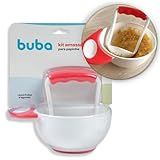 Pote Papinha Com Amassador Kit Alimentação Bebe Bowl 240ml Tigela Introdução Alimentar